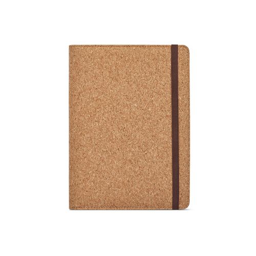 Cartella A5 Kafka in sughero. 64 fogli FSC e elastico Cartella A5 Kafka in sughero. 64 fogli FSC e elastico