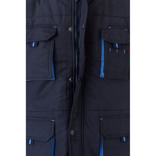 VL NERGAL. Padded vest, two-tone, multi-pocket (120g/m²), in polyester (100%)