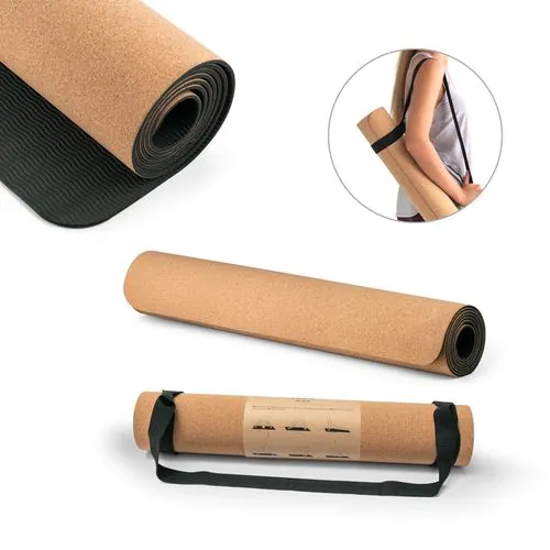 GERES. Exercise mat for yoga made of cork and TPE. Up to 3.7 mm thick GERES. Exercise mat for yoga made of cork and TPE. Up to 3.7 mm thick