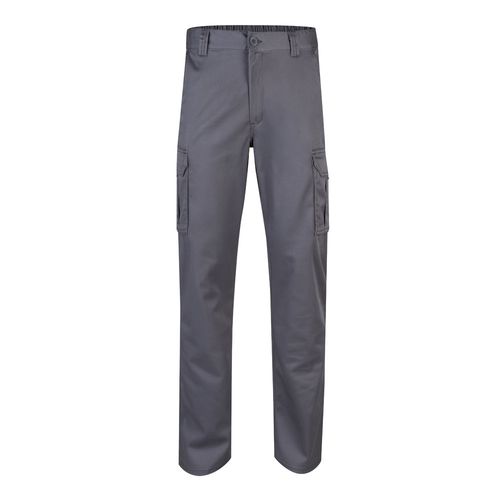 VL PAN. Pantalon stretch, multipoches (290g/m²), en coton (46%), EME (38%) et polyester (16%)