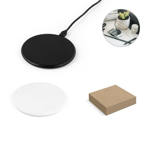 SOVERY. Superfast 10W wireless charger in recycled ABS (100%r ABS) SOVERY. Superfast 10W wireless charger in recycled ABS (100%r ABS)