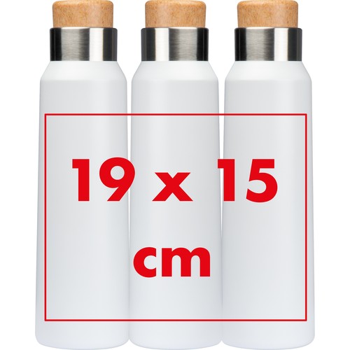 Thermos flask with wooden cap 500 ml