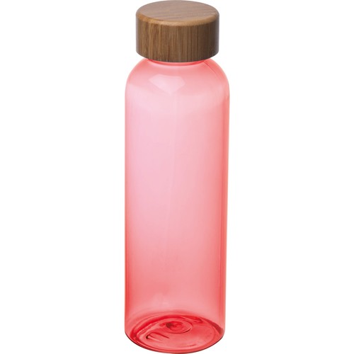 Botella de PET con tapa de bambú, 500 ml Botella de PET con tapa de bambú, 500 ml