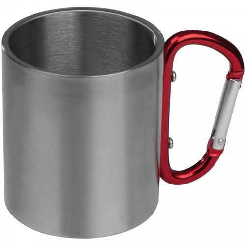 Tasse en métal avec mousqueton 180ml