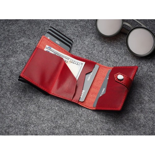 RFID wallet with AirTag pocket RFID wallet with AirTag pocket