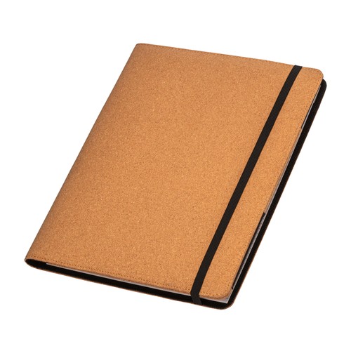 Cork A4 congress folder and organizer with elastic, with 20-sheet block Cork A4 congress folder and organizer with elastic, with 20-sheet block