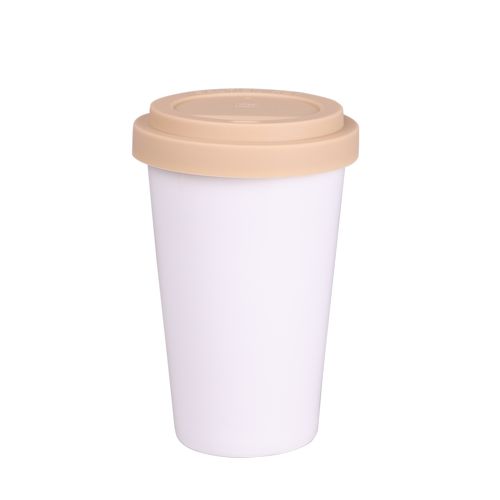 Beker Freedom Classic 280ml wit/desert sand Beker Freedom Classic 280ml wit/desert sand