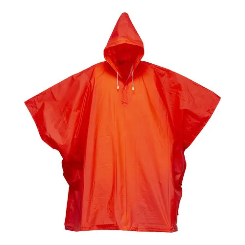 Poncho impermeabile in PVC, inserito in bustina