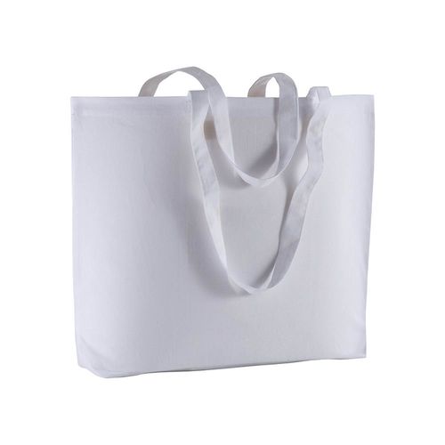 135 g/m2 cotton shopping bag, long handles and bottom gusset 135 g/m2 cotton shopping bag, long handles and bottom gusset