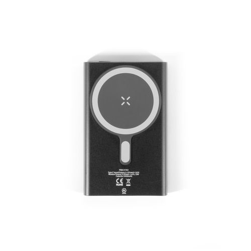 WRIGHT 5. Magnetic power bank with super-fast charging in recycled aluminum and recycled ABS 5'000 mAh WRIGHT 5. Magnetic power bank with super-fast charging in recycled aluminum and recycled ABS 5'000 mAh