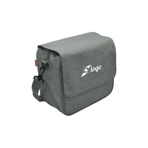 Insulated Bento bag 'Hakone', RPET heather grey