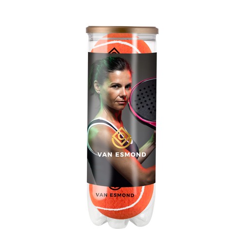 Tube coloured padel balls