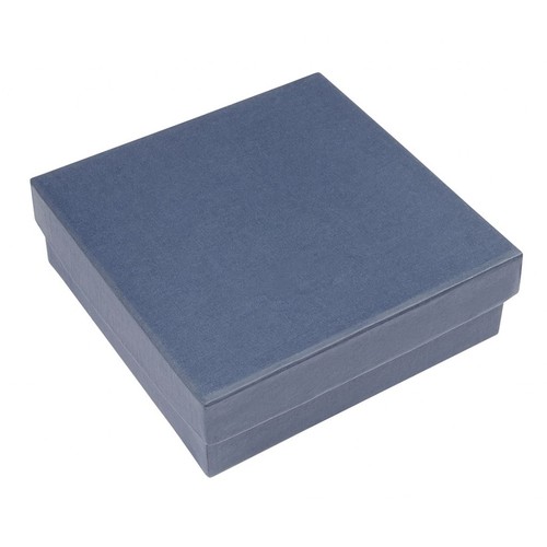 BLUE BOX SATIN BLUE 150X150X50 MM BLUE BOX SATIN BLUE 150X150X50 MM
