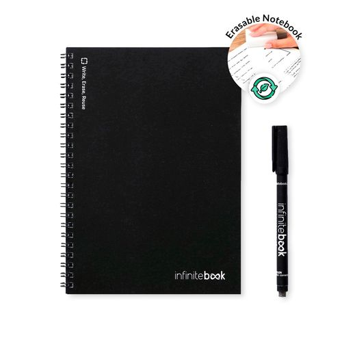 INFINITEBOOK PLAIN A5. A5 Infinitebook with flexible cover and 15 plain whiteboard pages INFINITEBOOK PLAIN A5. A5 Infinitebook with flexible cover and 15 plain whiteboard pages