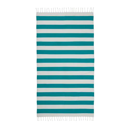 Serviette de plage / Paréo en coton recyclé de 180 gr/m2 avec frange, mesure 90x170 cm Serviette de plage / Paréo en coton recyclé de 180 gr/m2 avec frange, mesure 90x170 cm