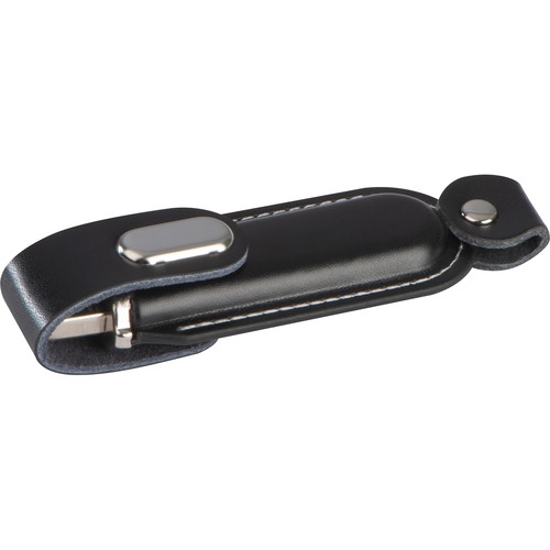 USB-stick van leder, 4GB USB-stick van leder, 4GB