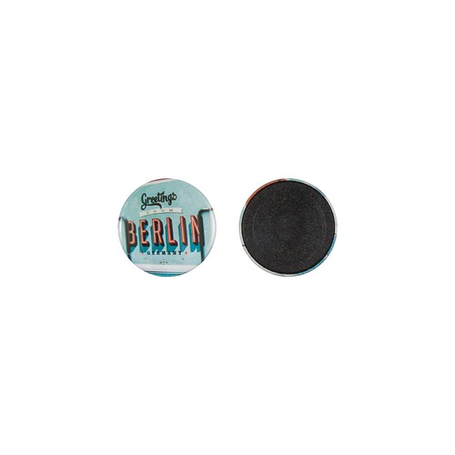 Bouton en métal 37mm avec aimant