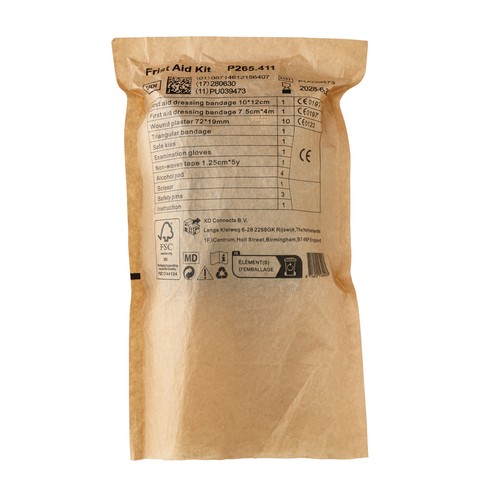 Botiquín primeros auxilios PU y nubuck reciclado RCS