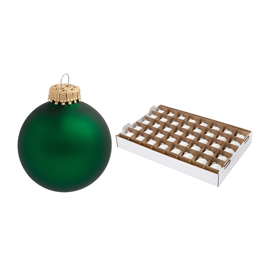 Boule de Noël 8 cm avec sérigraphie 1 couleur - sur plateau - couronne dorée - MADE IN GERMANY Boule de Noël 8 cm avec sérigraphie 1 couleur - sur plateau - couronne dorée - MADE IN GERMANY