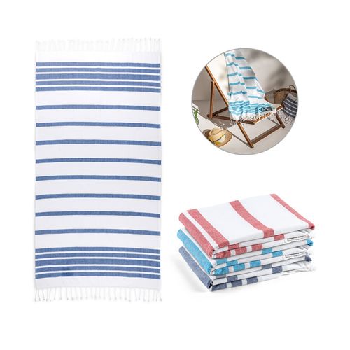 SARDENHA. Serviette de plage en coton (70% recyclé) et polyester (30% recyclé) (180 g/m²) SARDENHA. Serviette de plage en coton (70% recyclé) et polyester (30% recyclé) (180 g/m²)