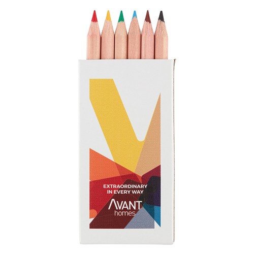 Pack de mini crayons de couleur – Bois durable