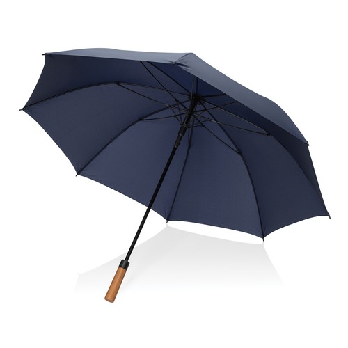 Ombrello automatico Tony 30" manico acacia rPET Aware™ Ombrello automatico Tony 30" manico acacia rPET Aware™