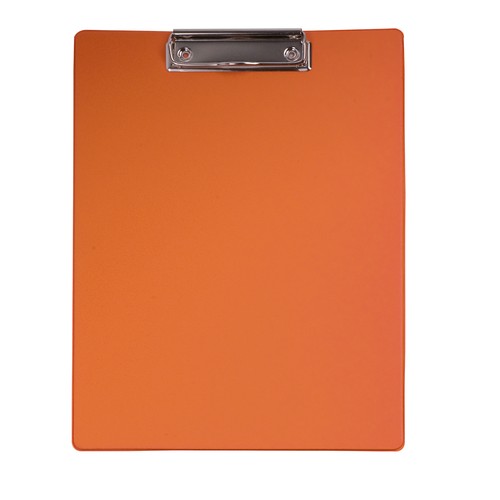 Plastic A4 folder with metal clip