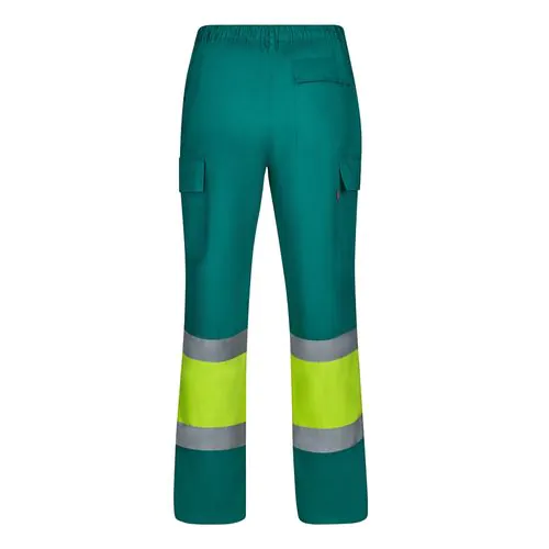 VL ARTEMIS. Pantalon bicolore en sergé (190g/m²), en coton (20%) et polyester (80%)