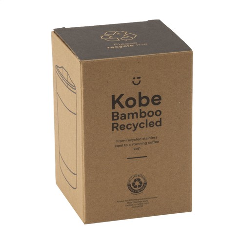 Kobe Bamboo RCS Recycled Steel 350 ml coffee cup Kobe Bamboo RCS Recycled Steel 350 ml coffee cup