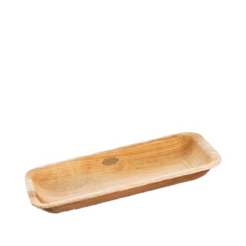Hot Dog Palm Leaf Tray (8x18cm) Hot Dog Palm Leaf Tray (8x18cm)