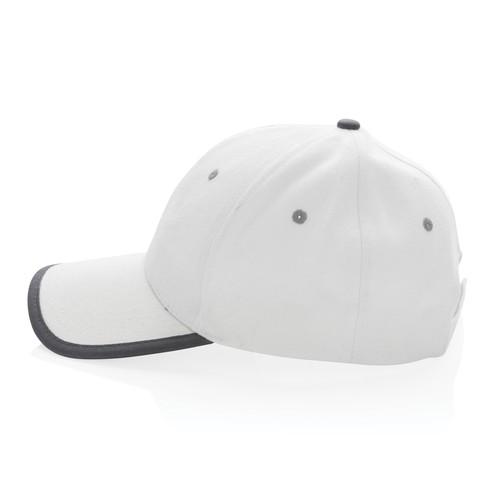 Casquette contraste 6 panneaux coton recyclé Impact AWARE™ Casquette contraste 6 panneaux coton recyclé Impact AWARE™