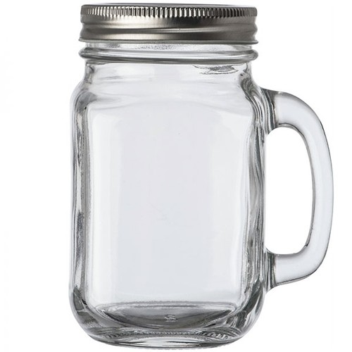 Drinking glass with handle and lid TREVISO 450 ml Drinking glass with handle and lid TREVISO 450 ml