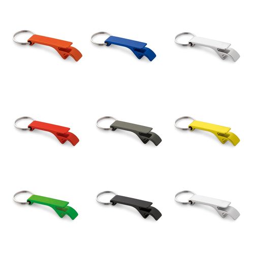 BAITT. Aluminium sleutelhanger met capsule-opener BAITT. Aluminium sleutelhanger met capsule-opener