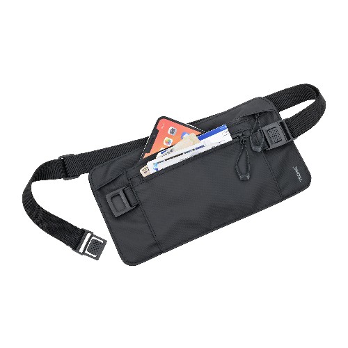 Riñonera Negra TROIKA BLACK BELT BAG Riñonera Negra TROIKA BLACK BELT BAG