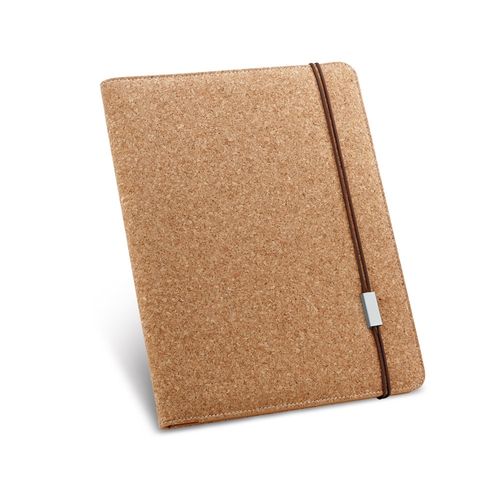 SERPA. A4 cork folder with a block of plain pages SERPA. A4 cork folder with a block of plain pages