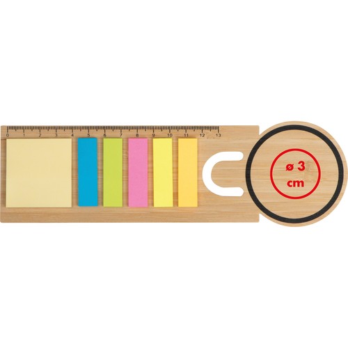 Bookmark with sticky notes