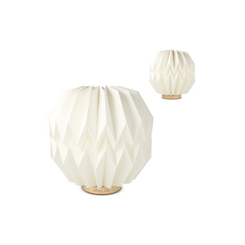 Coollux foldable Origami-inspired paper LED lamp Luna 25cm