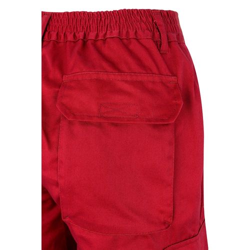 VL ATHENA. Two-tone twill trousers (210g/m²), lined, multi-pocket, in cotton (20%) and polyester (80%)