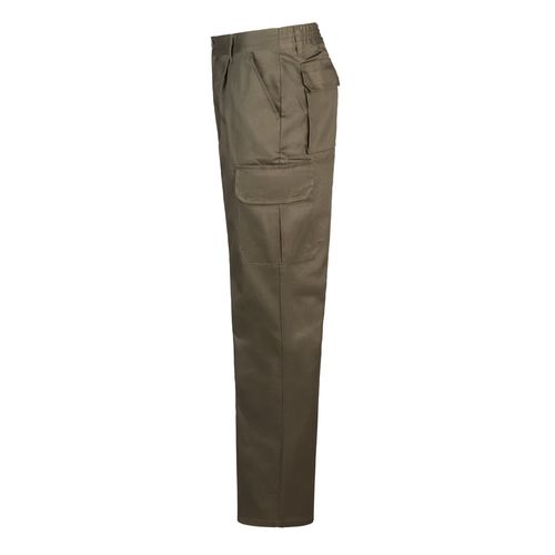 VL MABON. Pantalon sergé, multipoches (200g/m²), en coton (35%) et polyester (65%)