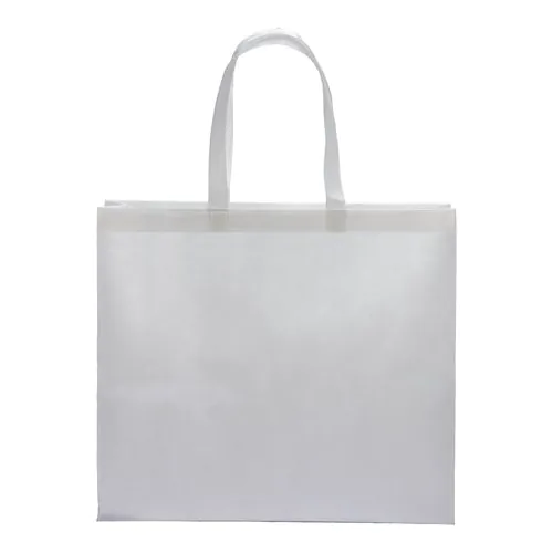 80 g/ m2 R-pet heat-sealed shopping bag with gusset 80 g/ m2 R-pet heat-sealed shopping bag with gusset
