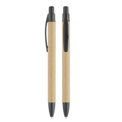 Penna a sfera a scatto cartone