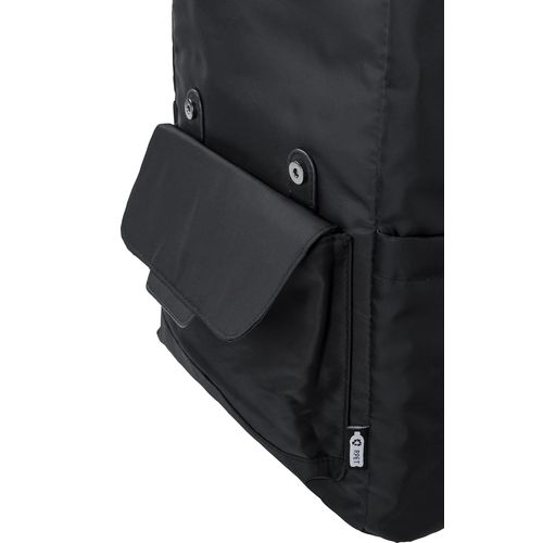 Sac à dos avec rabat en polyester rPET Marlowe Sac à dos avec rabat en polyester rPET Marlowe
