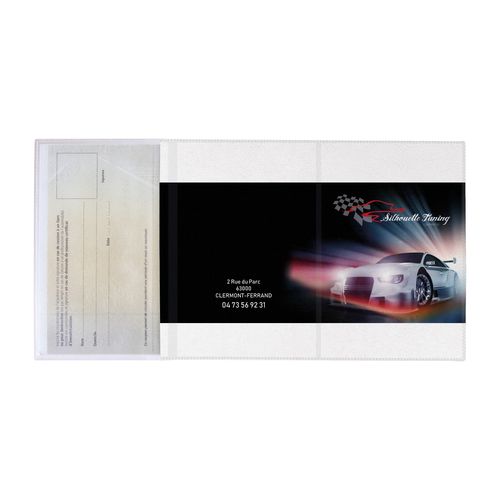 PORTE-CARTE GRISE PVC STAND. PORTE-CARTE GRISE PVC STAND.