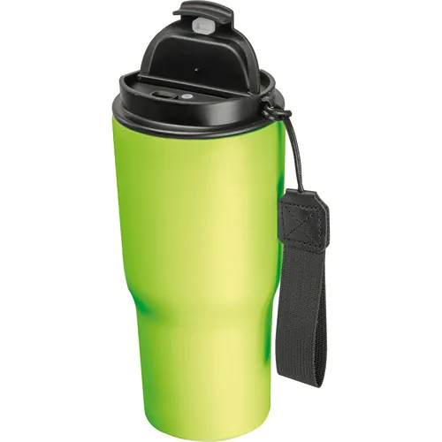 Dubbelwandige drinkbeker van rvs, 550 ml Dubbelwandige drinkbeker van rvs, 550 ml