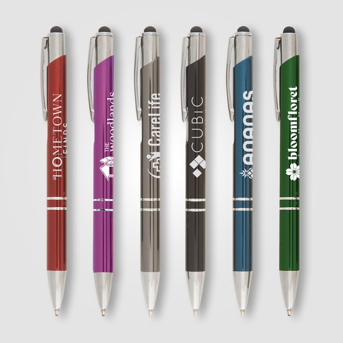 Stylo Crosby Brillant Stylet Coté Clip Stylo Crosby Brillant Stylet Coté Clip