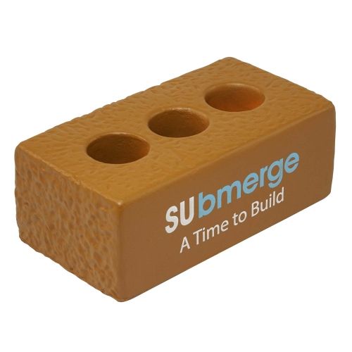 Brique anti-stress avec trous