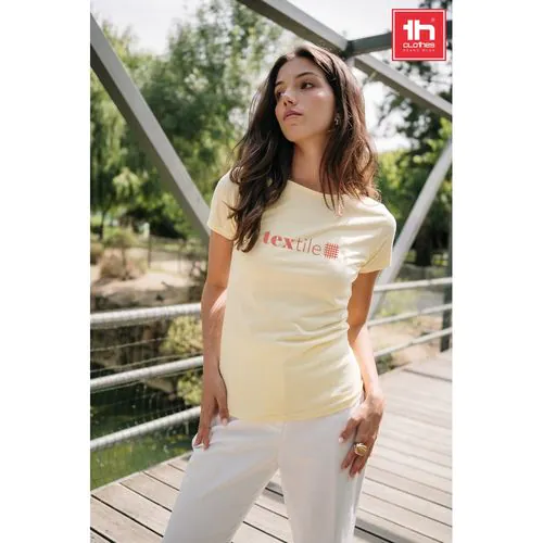THC SOFIA. T-shirt ceinturé en coton pour femme