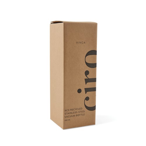 Bottiglia termica VINGA Ciro in rAcciaio RCS 580ml