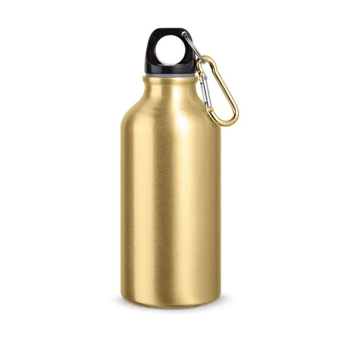 LANDSCAPE S. Bouteille de sport 400mL en aluminium avec mousqueton LANDSCAPE S. Bouteille de sport 400mL en aluminium avec mousqueton