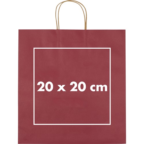 Borsa grande in carta riciclata con due maniglie GUS